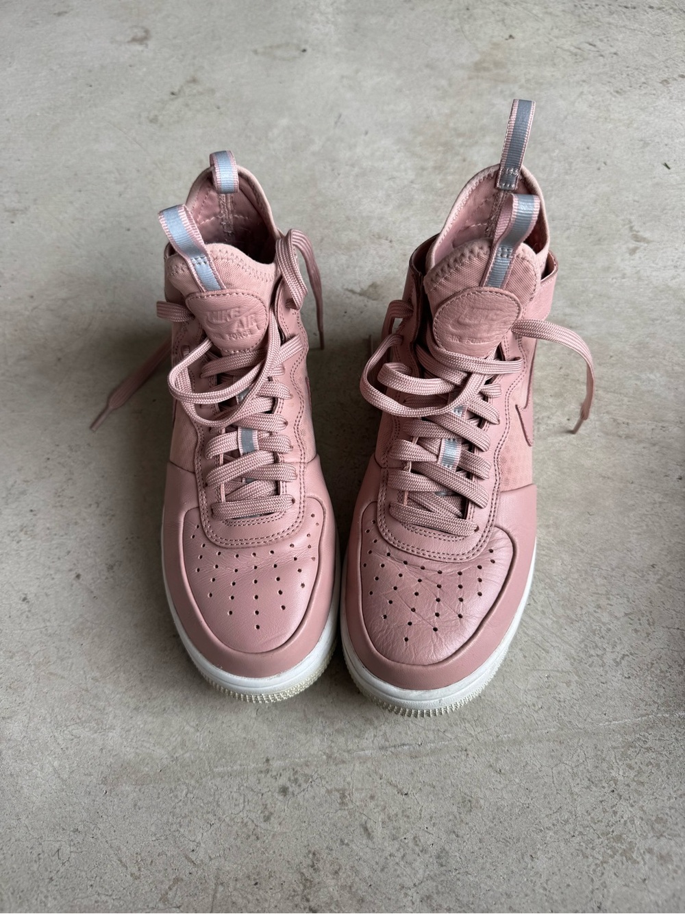 Nike Women's Pink Air Force 1 High-Top Sneakers
